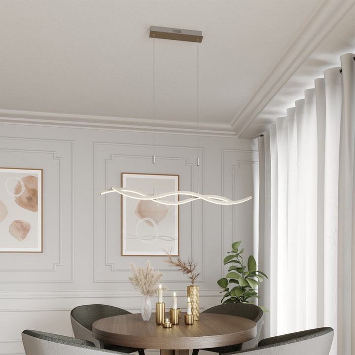Lucande Mairia Led Hängeleuchte Deckenlampe Wohnzimmerleuchte Pendelleuchte 650 B-Ware - 4251096572056