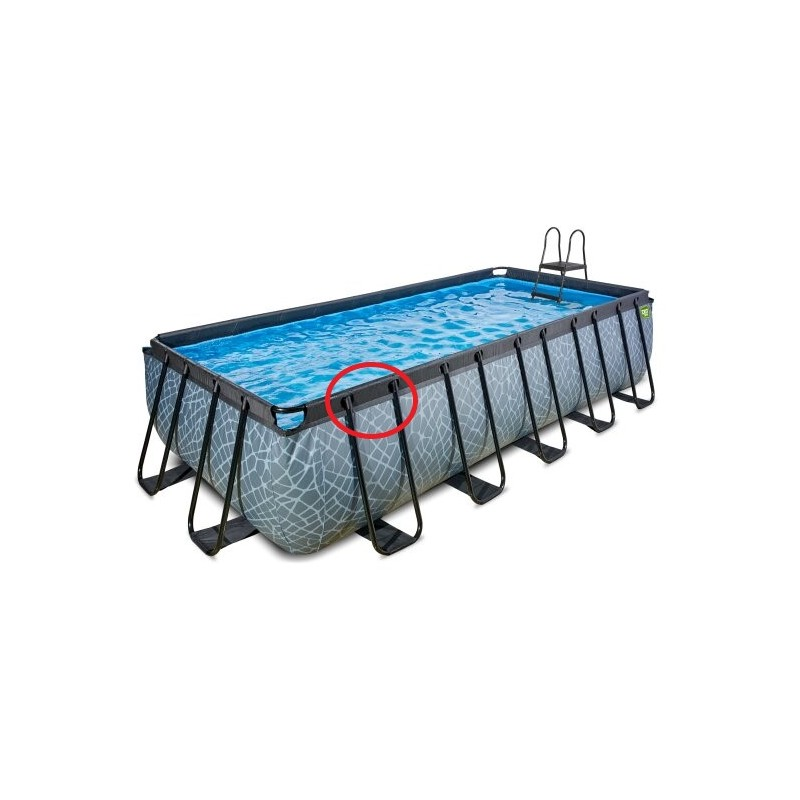 Exit Toys Aufstellpool Frame Pool Set Exit Stone Pool 540x250x122 Cm Siehe Text D-Ware