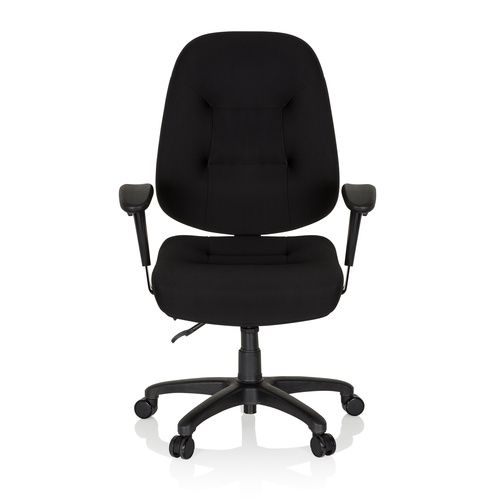 hjh OFFICE Chefsessel Bürostuhl ZENIT XXL schwarz ergonomischer Drehstuhl Stuhl - 4251084668358