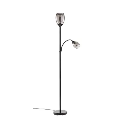 B-Ware Lindby Irmino Stehleuchte Mit Rauchglasschirmen Stehlampe Lampe Leuchte Licht396