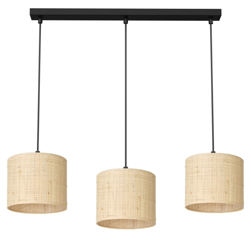 Luminex RATTAN Deckenleuchte Hängeleuchte Lampe Leuchte Esszimmer Natur