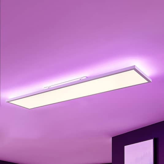 B-Ware Arcchio Led Panel Brenda Deckenlampe Deckenlampe Fernbedienung 29,5 X 119,5cm