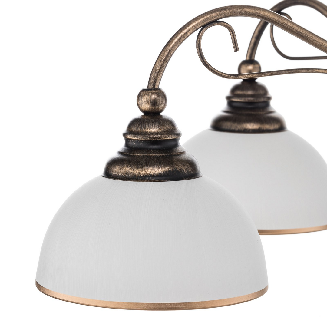 Casale Hängeleuchte Lampe Fünfflammig Leuchte Hängeleuchte E27 Metall Glas B-Ware - 5905962011772