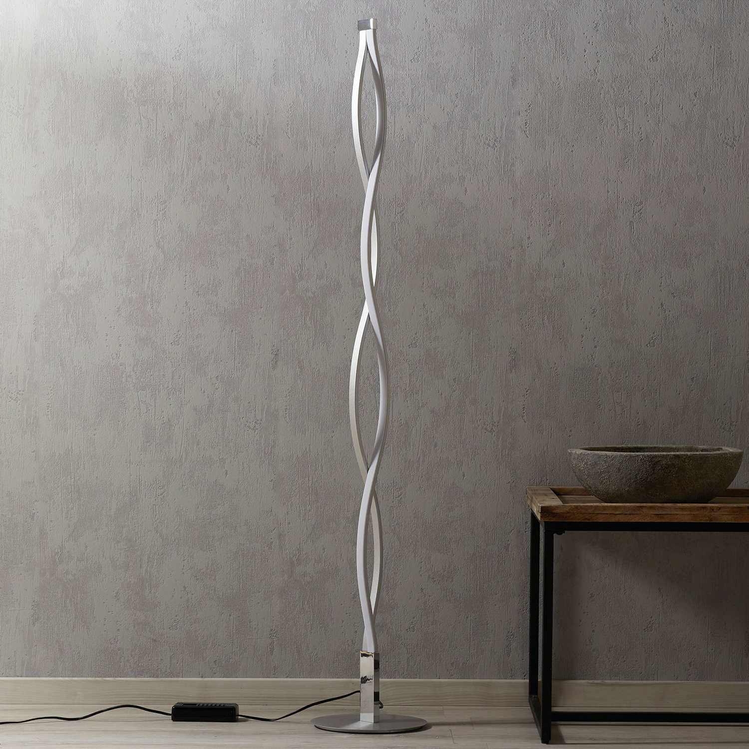 Mantra Iluminación Led Stehleuchte Stehlampe Lampe Sahara Im Welligen Design800 B-Ware - 8435153248610