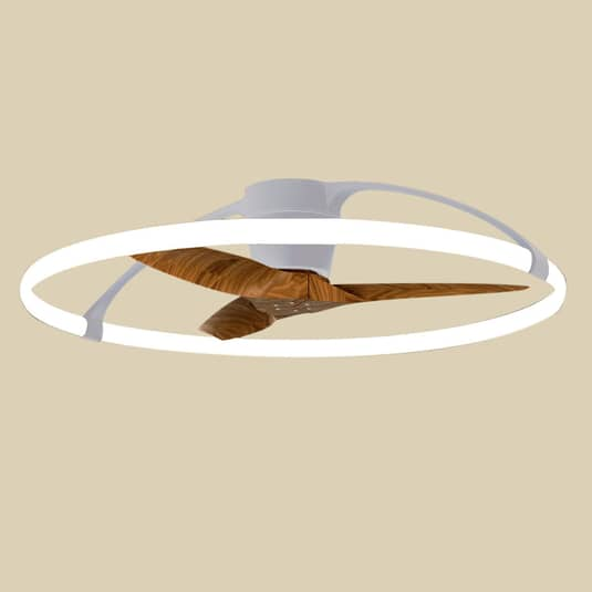 B-Ware Mantra Iluminación Led Deckenventilator Nepal Ventilator Lüfter Deckenlampe 75 W