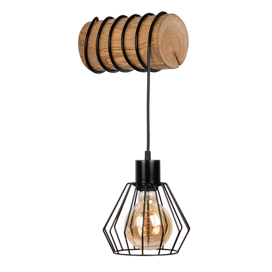 Envostar Various Wandleuchte Wandlampe Leuchte Lampe Wandlicht Licht Holz B-Ware - 5903839989377