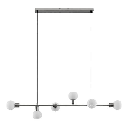 Lindby Biscala Led Pendelleuchte Deckenlampe Deko Hängeleuchte E14 Nickel O364 B-Ware - 4251911720013