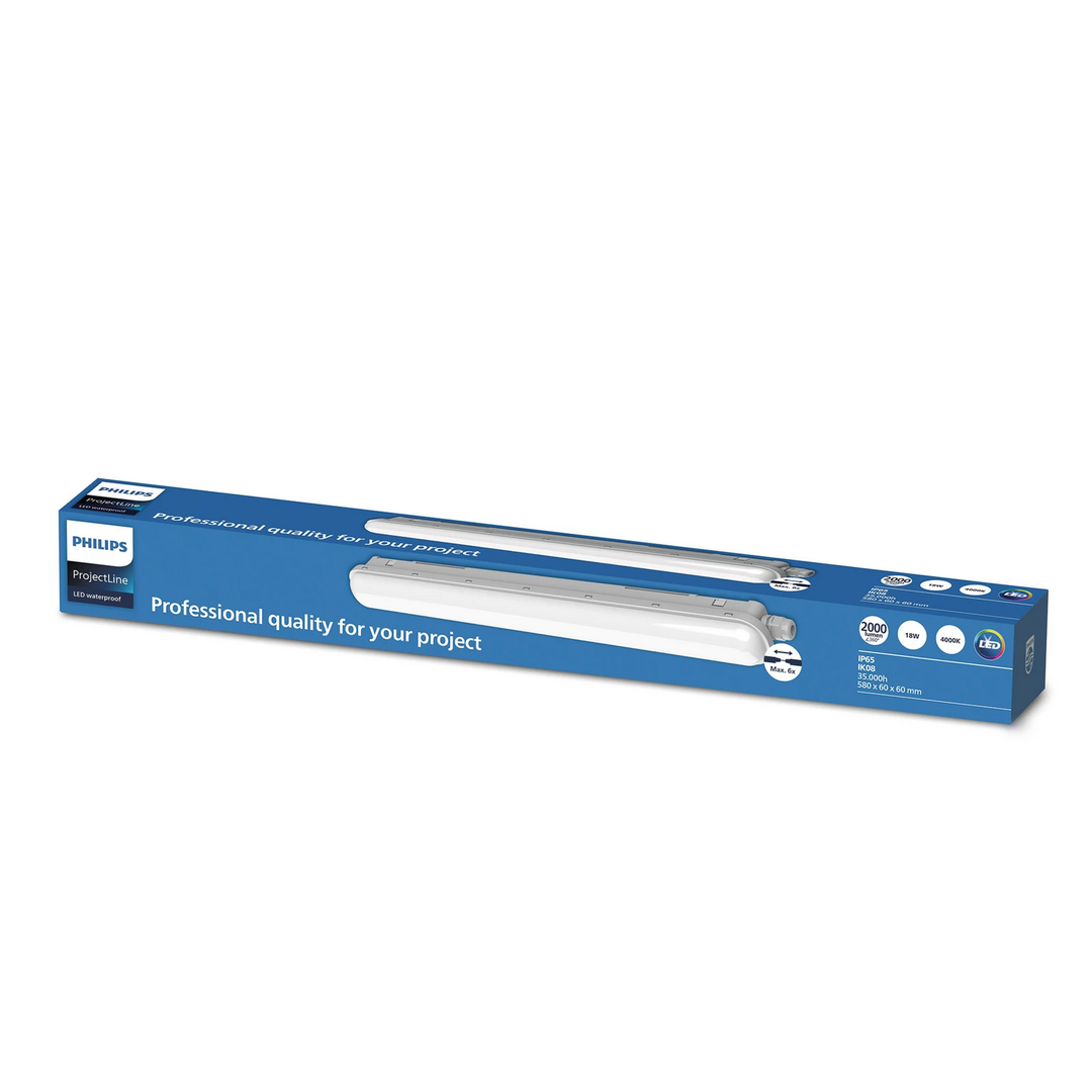 Philips Wanne IP65 Projectline Durchgangsverdrahtung 60 cm Leuchtmittel Lampe