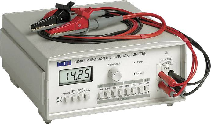 Aim TTi BS407 Ohmmeter 50 V Messgeräte Widerstandsmessgeräte 222 x 88 mm Gehäuse