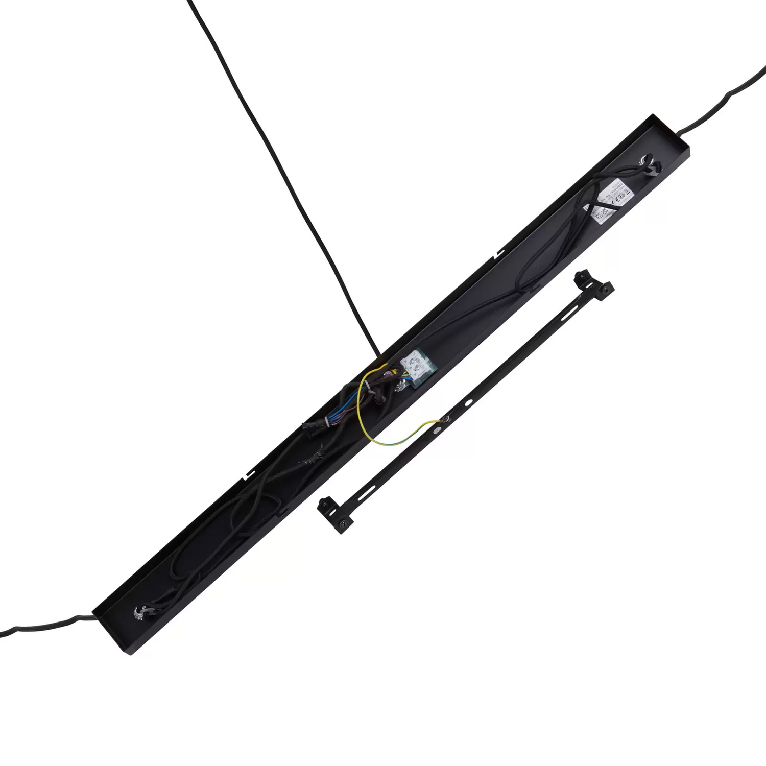 Lindby Hängeleuchte Tsomo, 950 Cm 3 Flammig Schwarz Stoff Hängelampe Lampe Spot B-Ware - 4251911765458