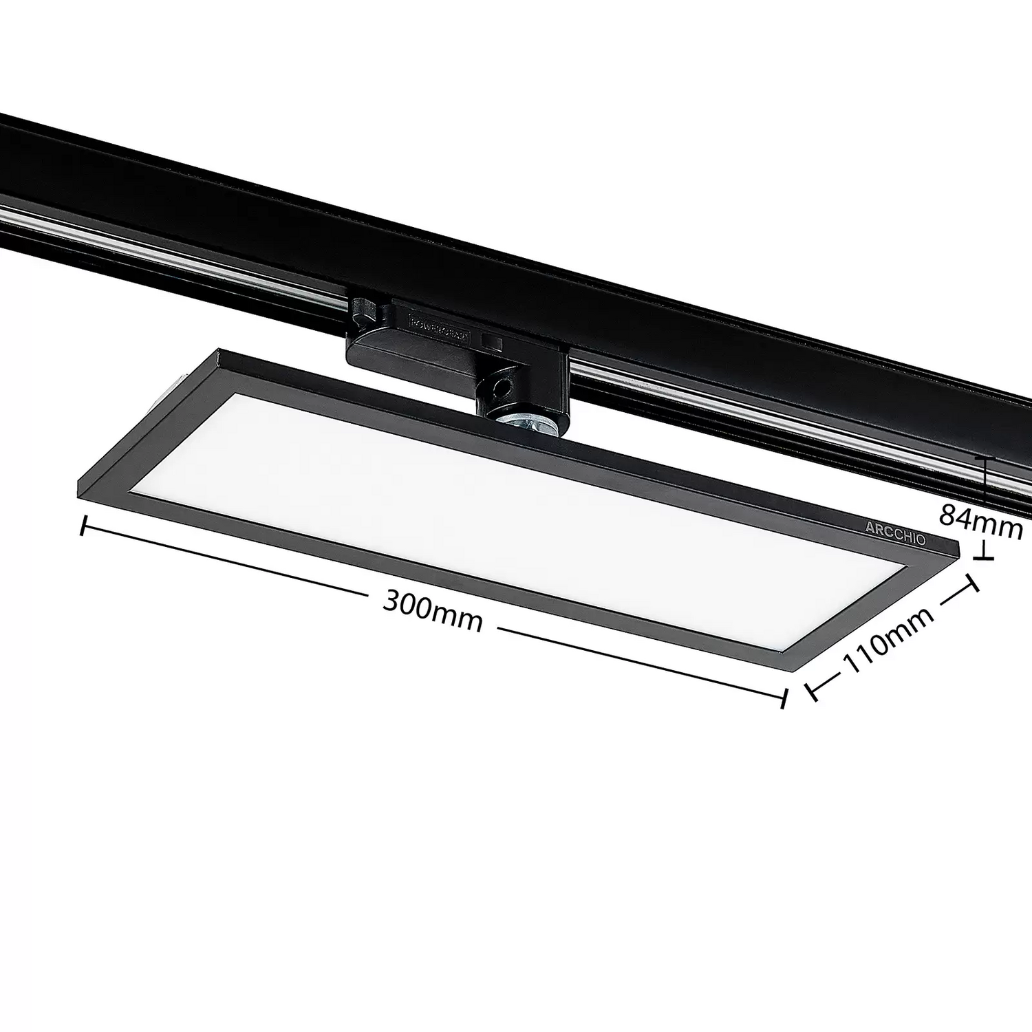 Plafonnier/luminaire triphasé à panneau LED Arcchio Hairis de qualité B, Lam453