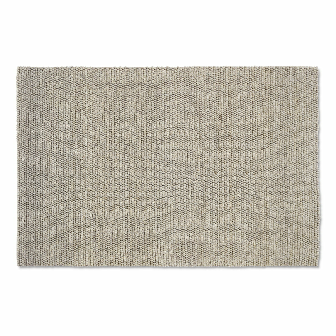 Hay Peas Teppich Wollteppich Schlafzimmerteppich 200x300 cm Wolle soft grey g186