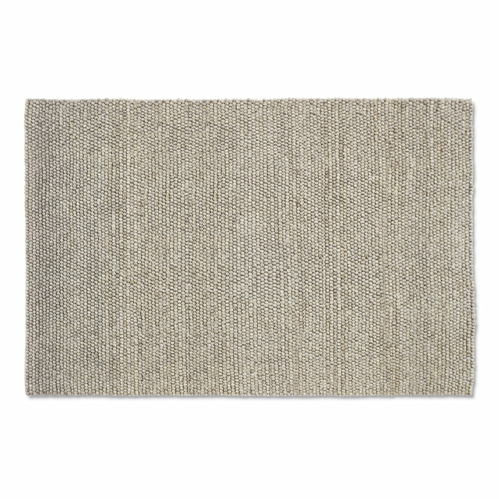 Hay Peas Teppich Wollteppich Schlafzimmerteppich 200x300 cm Wolle soft grey g186