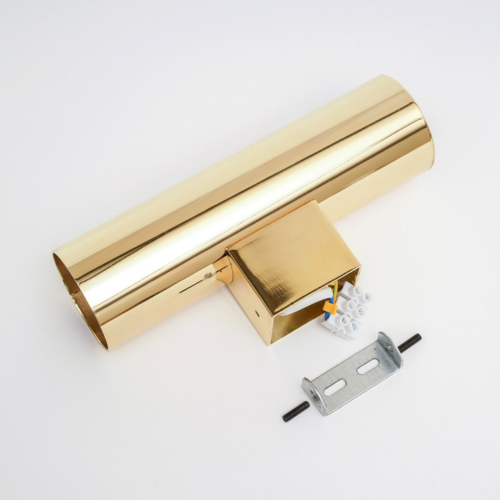 Euluna Marion Wandlampe Zweiflammig Messing Wandleuchte Leuchte Lampe Spot Licht B-Ware