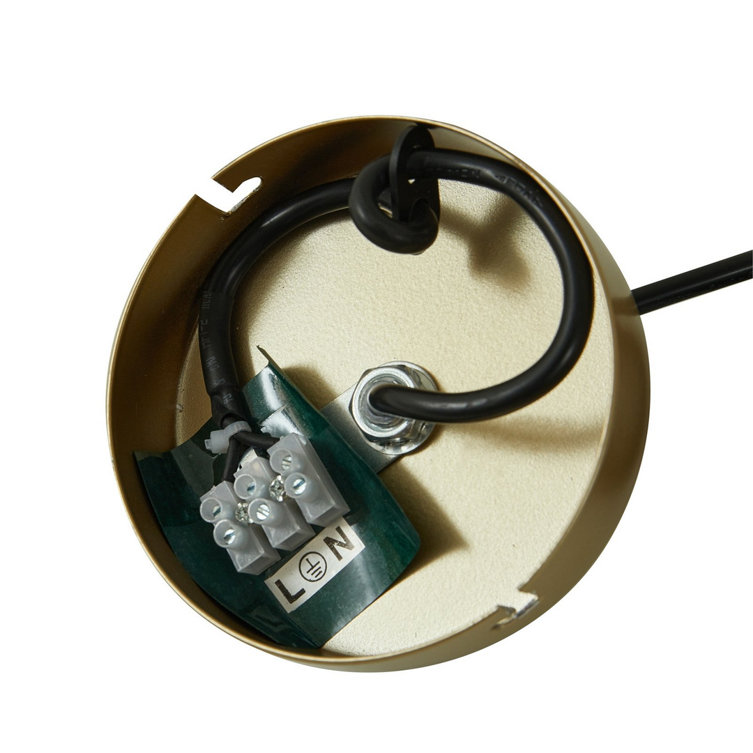Lucande Hängeleuchte Isandro Gold Opal 7 Flammig Deckenlampe Deckenleuchte S877 B-Ware - 4251911786439