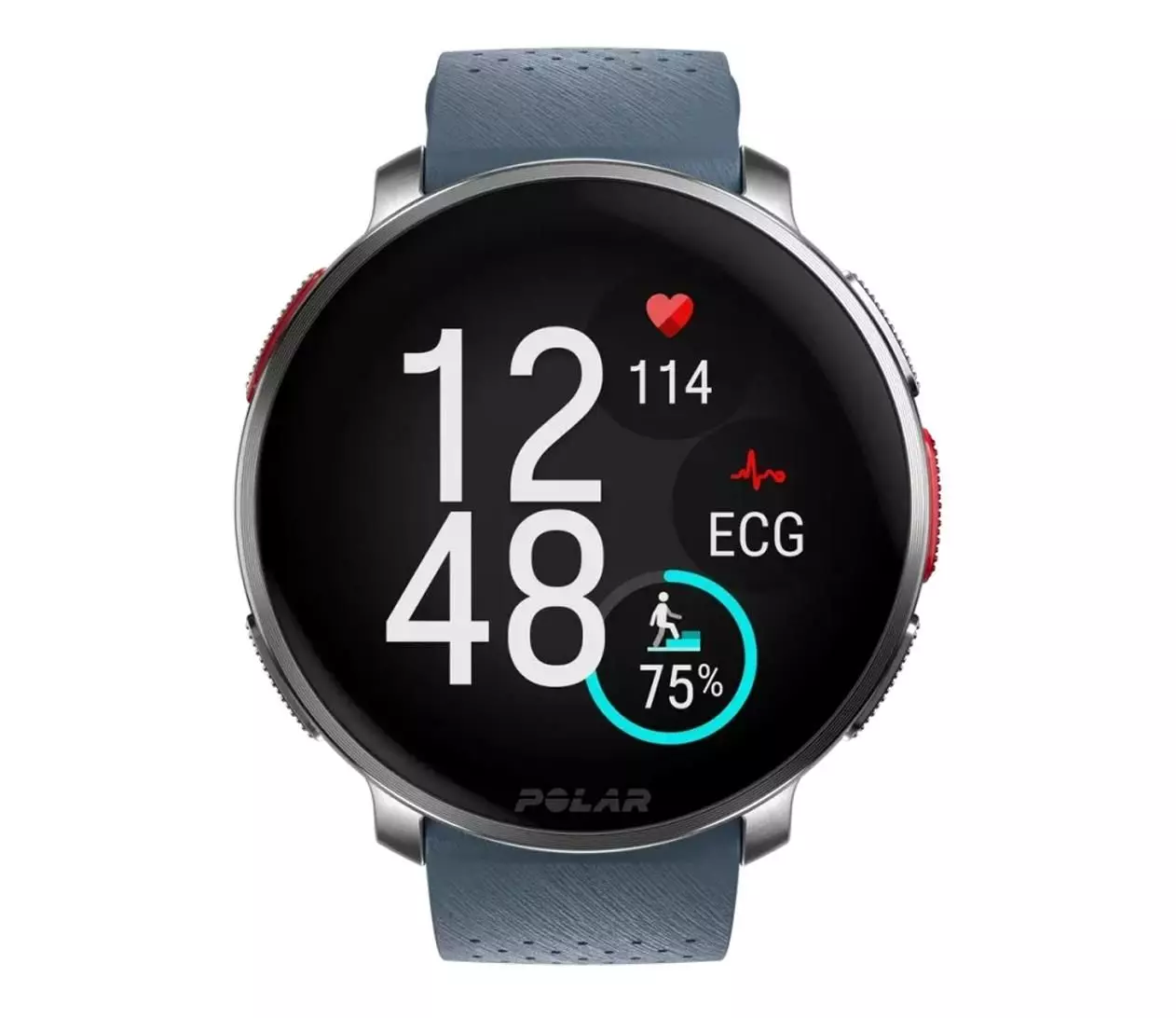 B-Ware Polar Vantage V3 Blue Sportuhr Armbanduhr Fitnessuhr Tracking Smartwatch Uhr