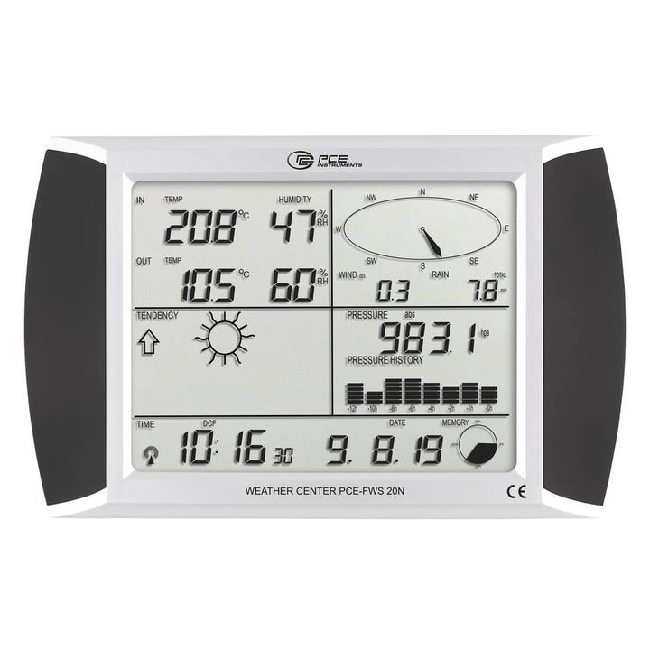 Pce Instruments Wetterstation Pce Fws 20 N 1 Touchscreen Display Wetterregler B-Ware