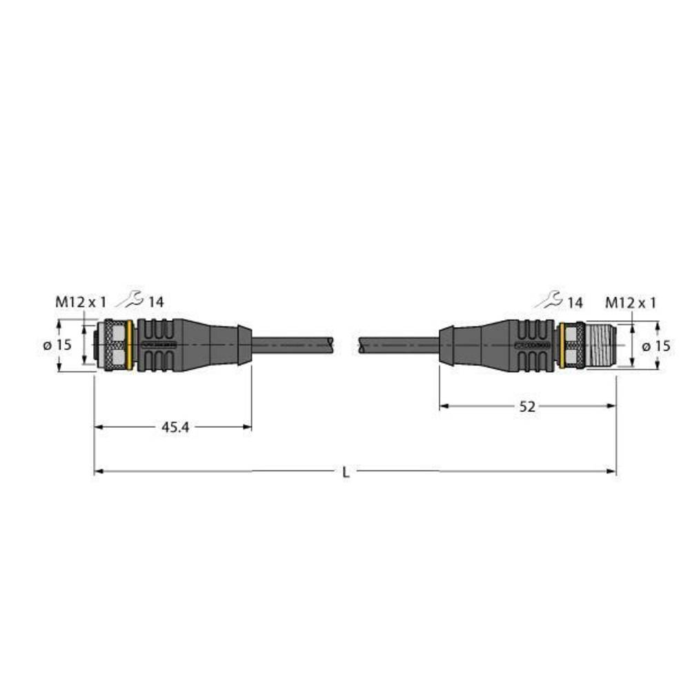 Turck 6631082 Sensor /Aktor Steckverbinder Polzahl 5 Steckverbinder Stecker B-Ware - 4047101416060