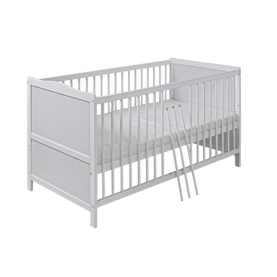 urra Kinderbett Babybett Bett mit Lattenrost Juniorbett Babybett 70 x 140cm w870 - 4250224300837