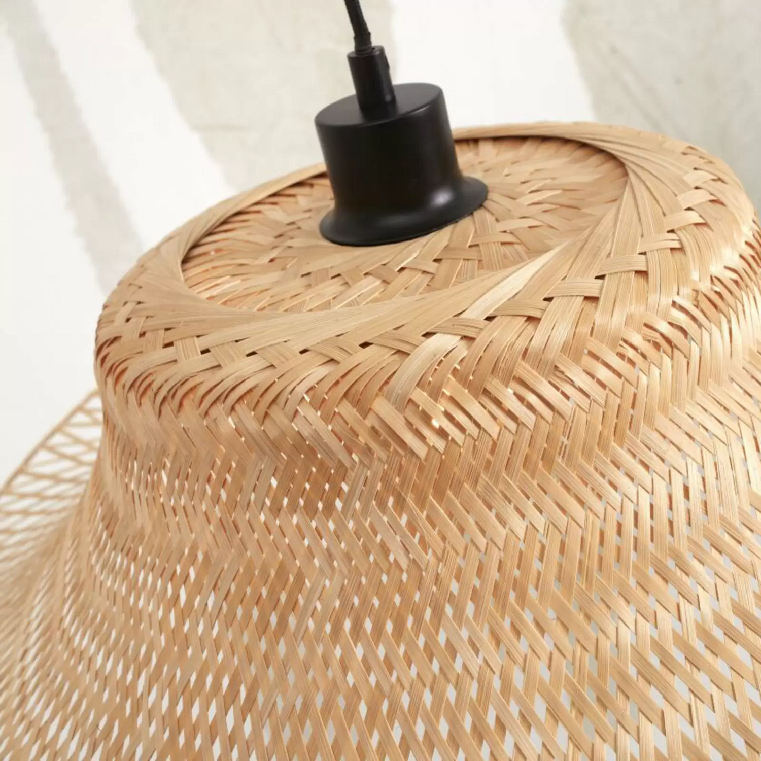 Good & Mojo Ibiza Hängelampe ø 65 Cm Natur Hängeleuchte Lampe Leuchte Spot E27 B-Ware - 8716248090346