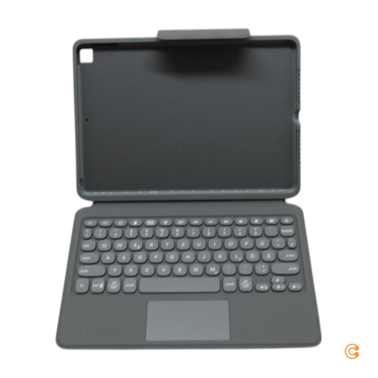 ZAGG ProKeys Trackpad Tablet-Tastatur Hülle Dunkelgrau iPad 10.2 2019 2020 Apple