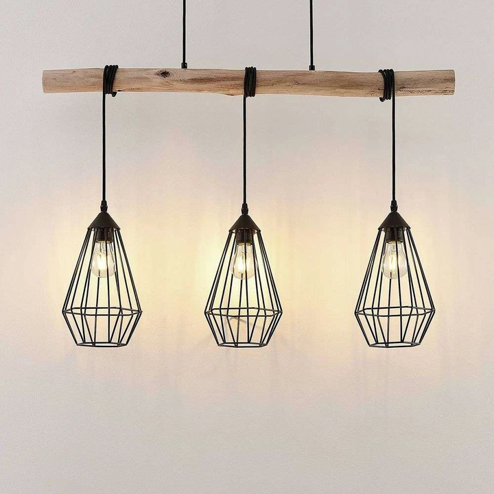 Lindby Eldarion Hängeleuchte Leuchte Lampe Pendelleuchte Led Matt 3 Fl. E27 60 W B-Ware - 4251096581126