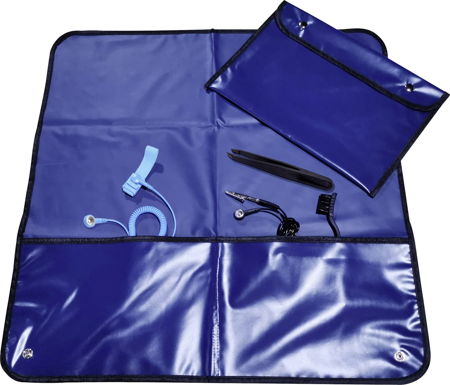 Quadrios Esd Service Set Dunkelblau 600 Mm X 600 Mm Esd Matten Esd Schutz Matte B-Ware