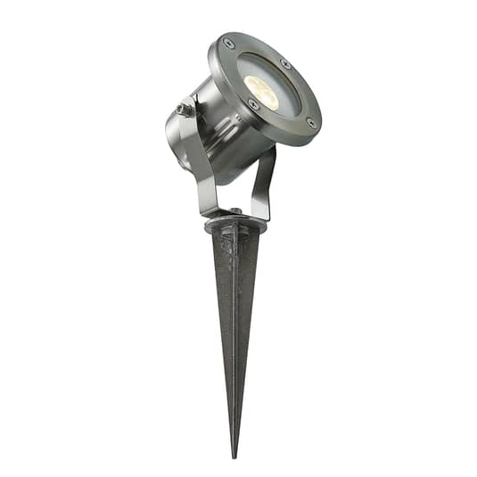 B-Ware Lindby Led Außenstrahler Außenlampe Lampe Leuchte Mathis Erdspieß Ip65 Edelstahl