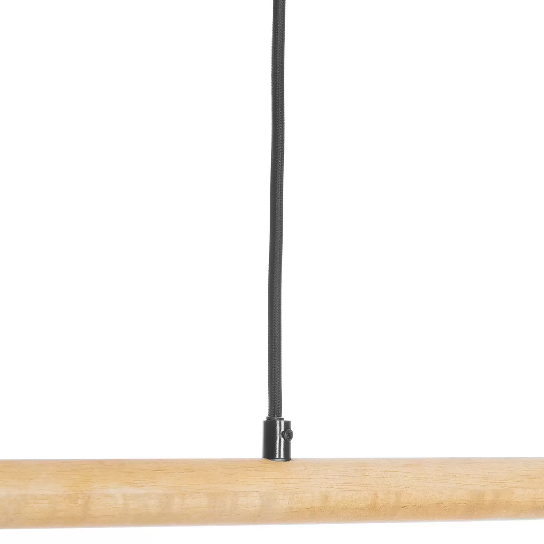 Lindby Chava Hängeleuchte Deckenlampe Lampe Leuchte Zweiflammig E27 Weiß Holz895 B-Ware - 4251911720105