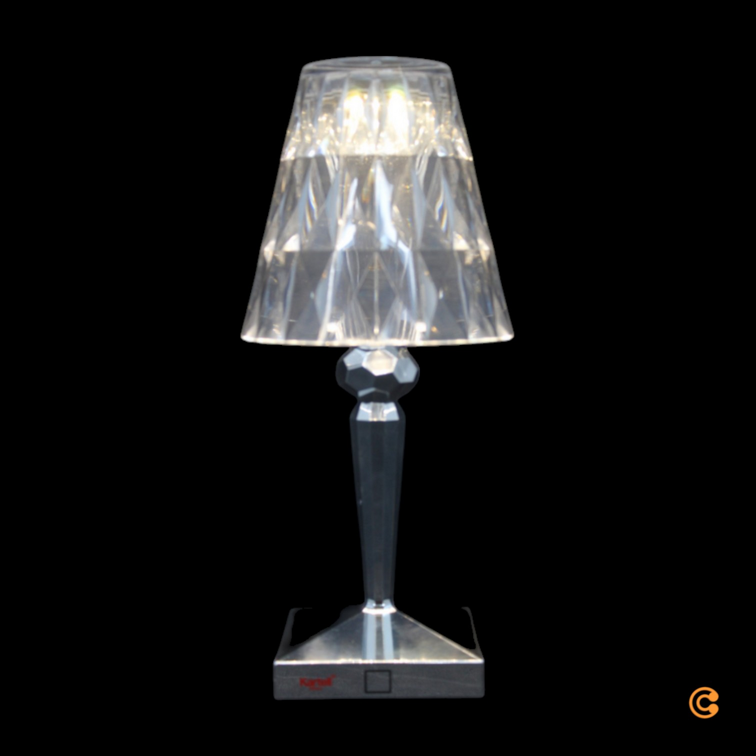 B-Ware Kartell Battery Led Tischlampe Tischlampe Tishleuchte Leuchte Led Ip54 Verchromt