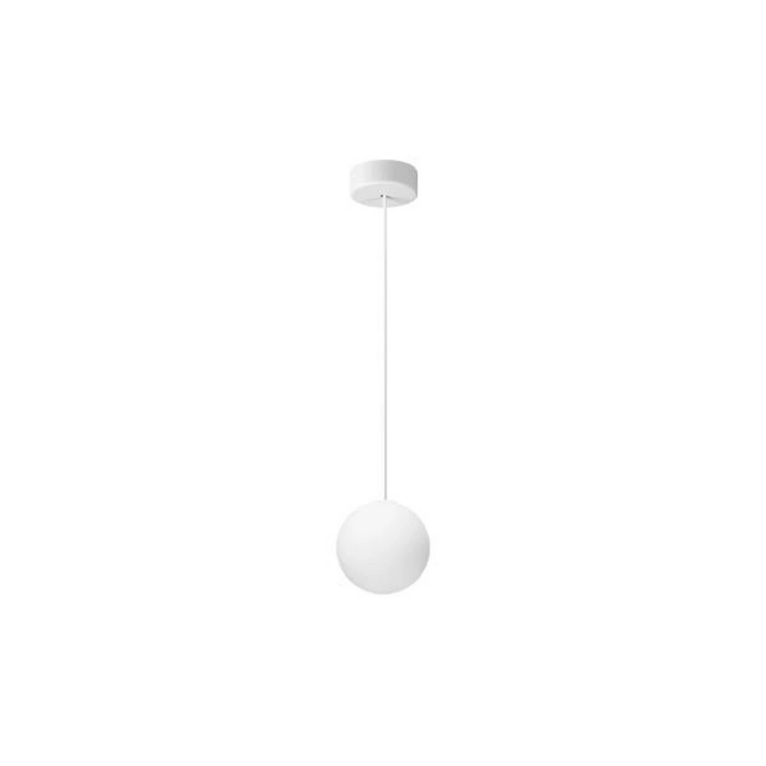 B-Ware Ideallux Pendelleuchte Mapa ø 10 Cm Opalglas Kugel Deckenlampe Lampe Leuchte