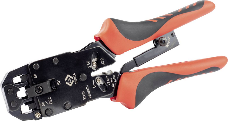 C.K T3681 A Crimpzange Modularstecker Zange Werkzeug Elektrikerwerkzeug Crimpen B-Ware