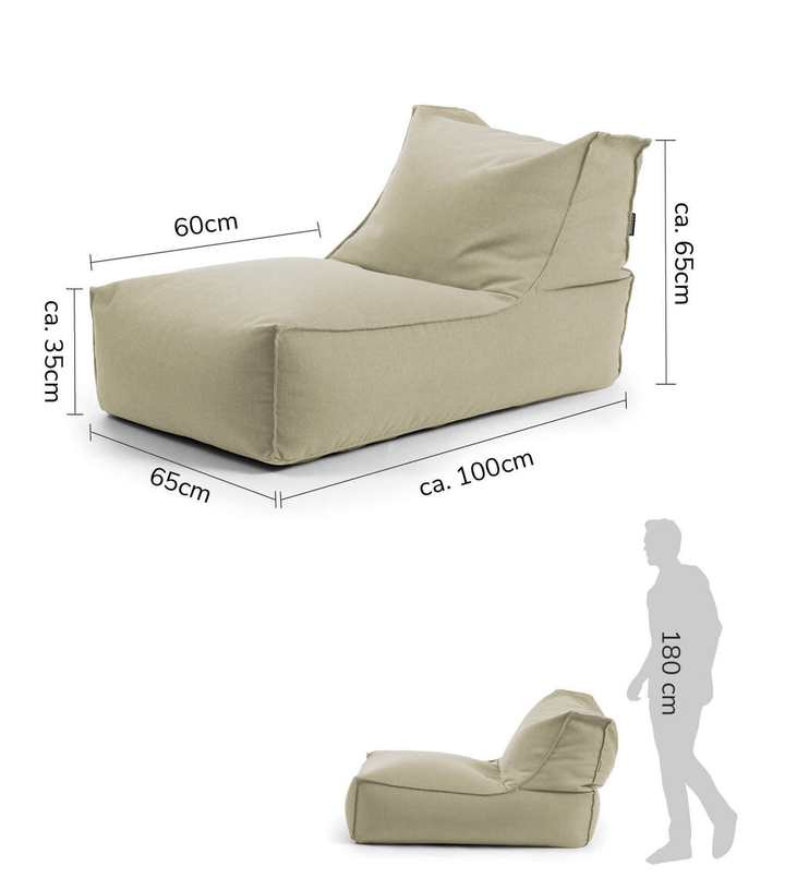 Mokebo Outdoor Sitzsack 'Der Sundowner' Sitzkissen Sitzmöbel Möbel Hocker  B-Ware