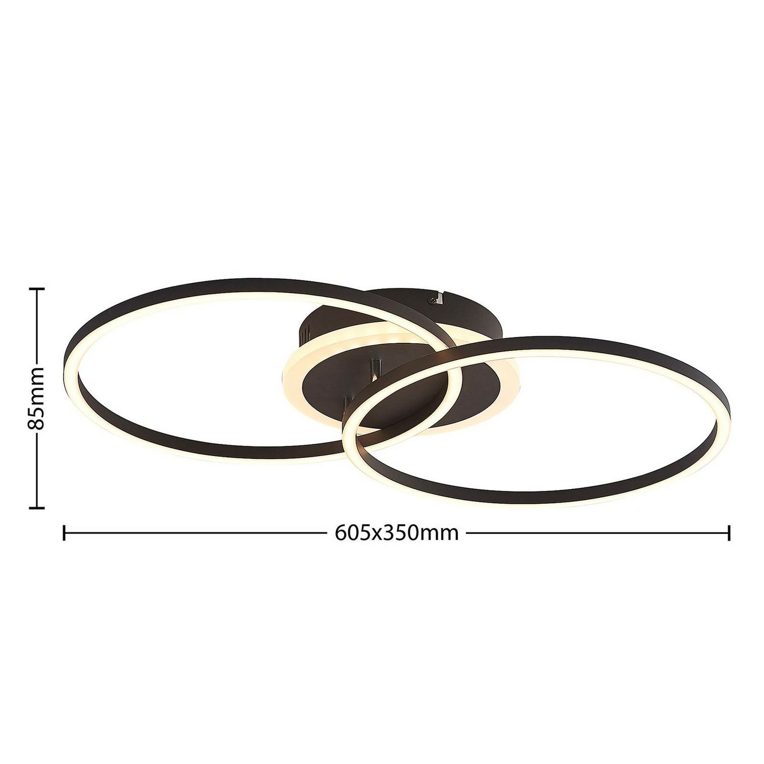 Lindby Kimari Led Deckenlampe Hängelampe Lampe Leuchte 30 W Rgb Dimmbar Schwarz B-Ware - 4251911726664