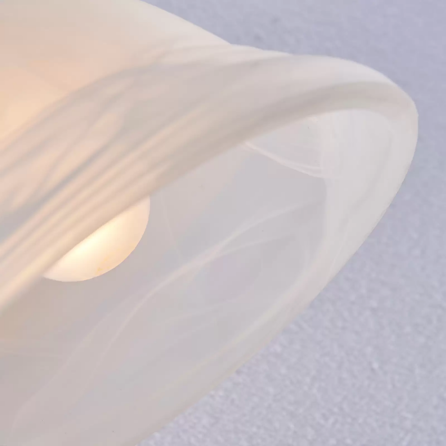 B-Ware Lindby Wandleuchte Hanna 18 Cm Weiß Metall Glas Wandlampe Lampe Leuchte E14