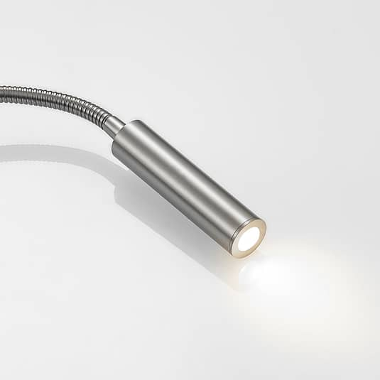Lucande Anaella LED-Wandleuchte Wandleuchte Lampe Leuchte nickel 47cm silber