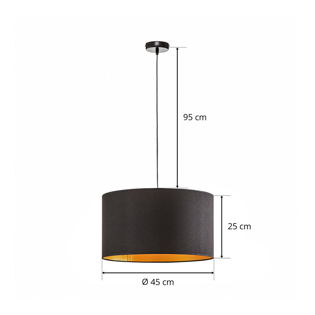 Euluna Hängeleuchte Roller Deckenlampe Lampe Leuchte gold schwarz SIEHE TEXT