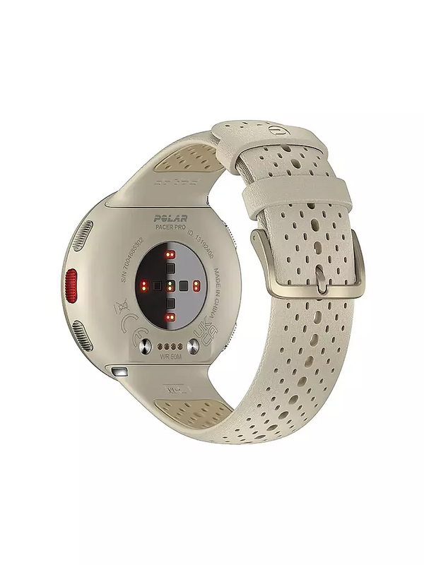 Polar GPS-Laufuhr Pacer Pro Sportuhr Uhr Smartwatch Fitnessuhr Gr: S-L beige