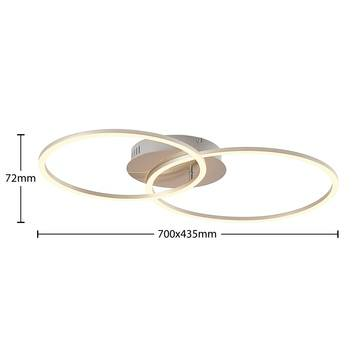 Lucande Lucardis Led Deckenlampe Deckenleuchte Deckenlicht Lampe 2 Flammig R831 B-Ware - 4251911729634