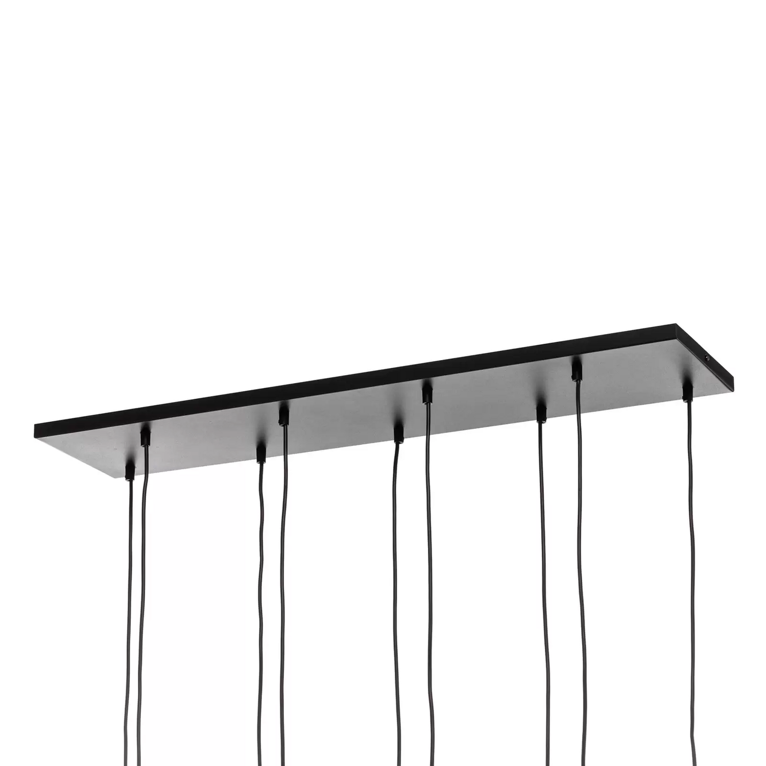 Suspension en verre, noir, graphite, ambre, transparent, douille E14, plafonnier