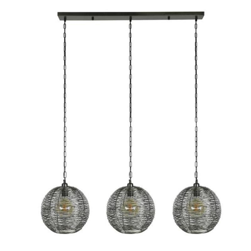 Stoer Lights Pendelleuchte Lampe Leuchte Esszimmerlampe Hängelampe Schwarz Nickel B-Ware - 8713244083952