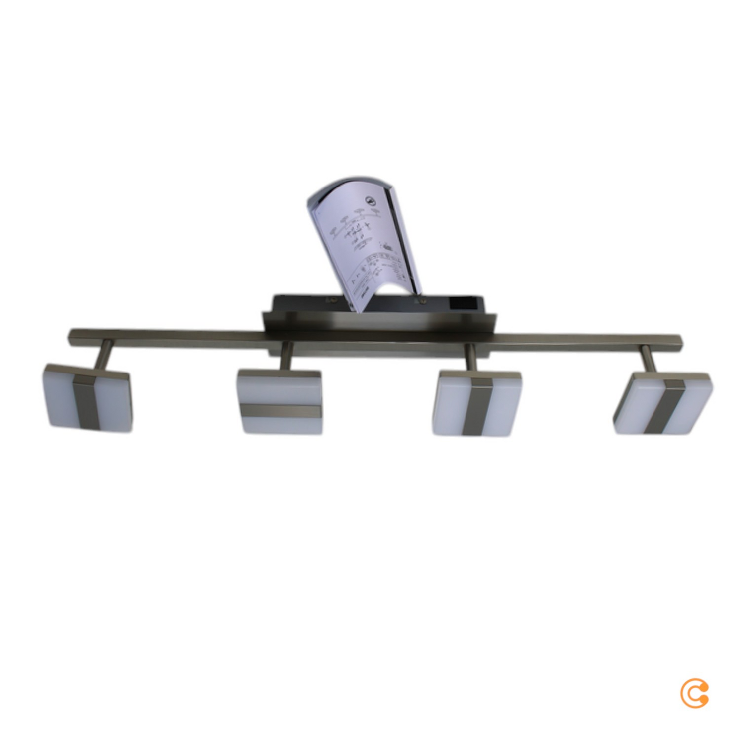 B-Ware JUST LIGHT LED-Deckenleuchte Lolasmart-Sabi I Polycarbonat Eisen 4-flammig Lampe