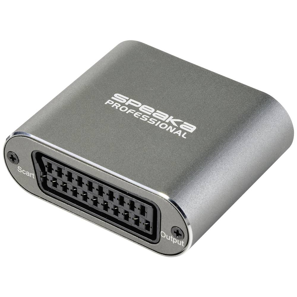 Convertisseur de moniteur TV professionnel SpeaKa SP-HSC-200 HDMI - SCART 3840x2160 pixels