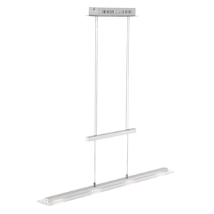 B-Ware Fischer & Honsel Led Pendelleuchte Tenso Hängeleuchte Mit Dimmer Nickel 12 W Led