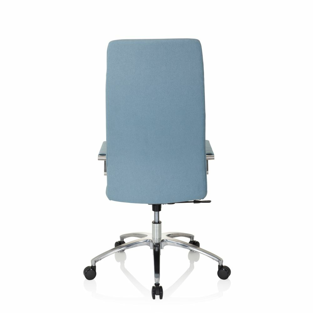 Hjh Office Bürostuhl Drehstuhl Saranto Plus I Stoff Denim Hellblau B-Ware - 4251084675936