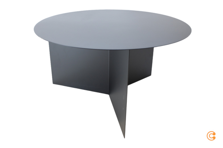 Hay Slit Table XL Tisch Couchtisch Beistelltisch Sofatisch Stahl Ø 65cm KRATZER