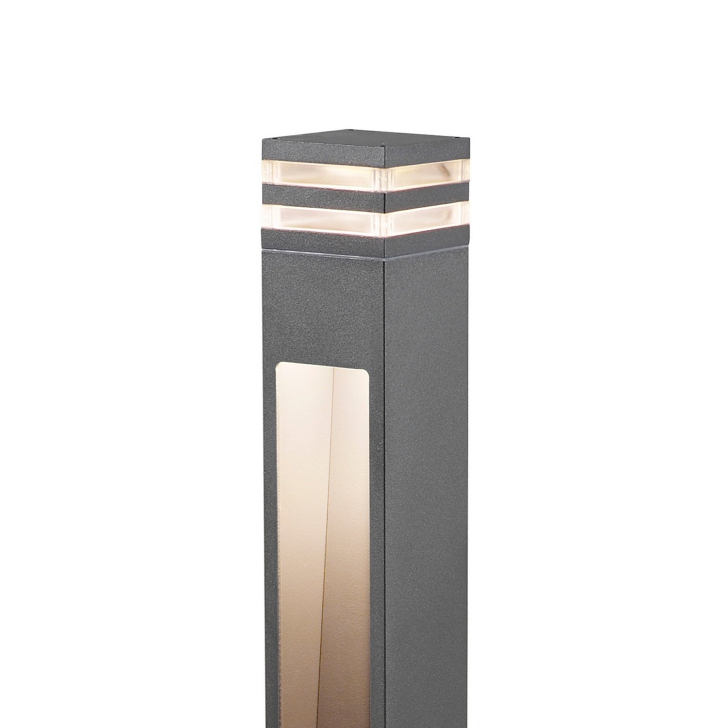Konstsmide Massa 7945-370 Lampadaire d'extérieur à LED, éclairage de chemin, blanc chaud anthracite 
