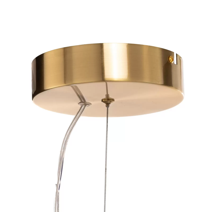 Led Hängelampe Daphne Glas Amber Transparent Länge 118 Cm Lampe Leuchte Spot B-Ware - 5902693803492
