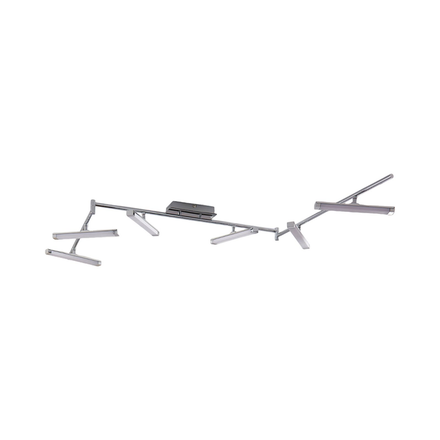 B-Ware Lindby Deckenleuchte Deckenlampe Led Pilou Dimmbar Chrom Sechsflammig Modern853