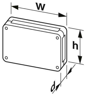 Phoenix Contact Universal-Gehäuse Elektronikgehäuse 125x87x47 PC Schwarz 1 St.